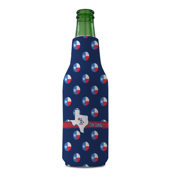 Custom Design - Zipper Bottle Cooler - FRONT (bottle)