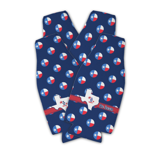 Custom Design - Zipper Bottle Cooler - Set of 4 - Main