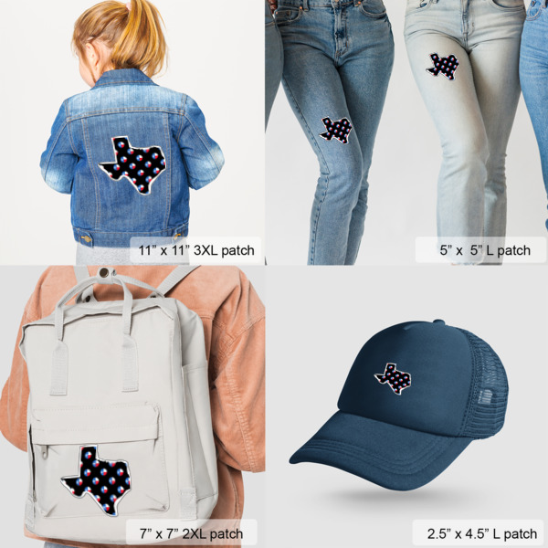 Custom Design - Custom Shape Iron On Patches - Lifestyle