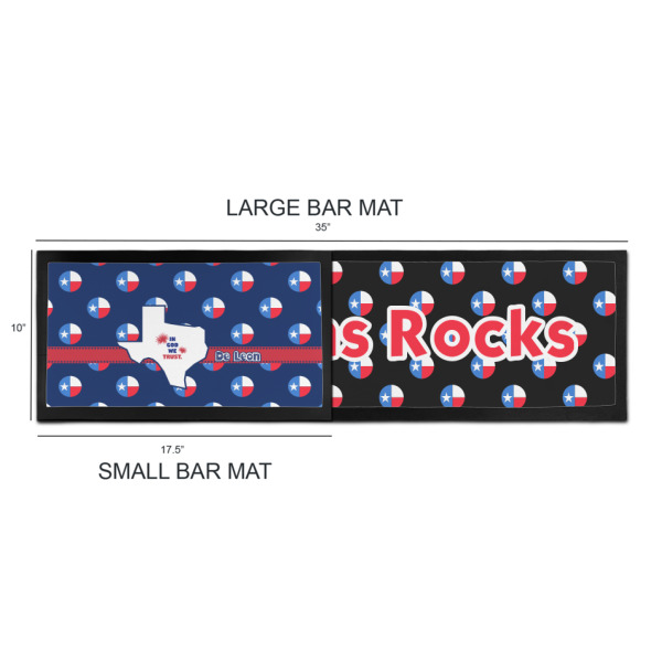 Custom Design - Bar Mats - Sizing Chart