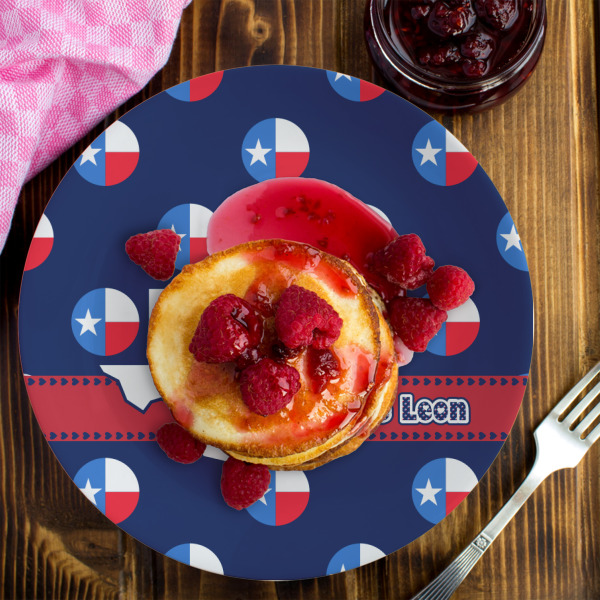 Custom Design - Melamine Plate 8 inches - LIFESTYLE