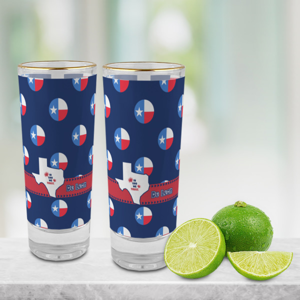 Custom Design - Glass Shot Glass - 2oz - Lifestyle