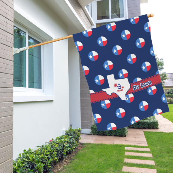 Custom Design - House Flags - Single Sided - LIFESTYLE