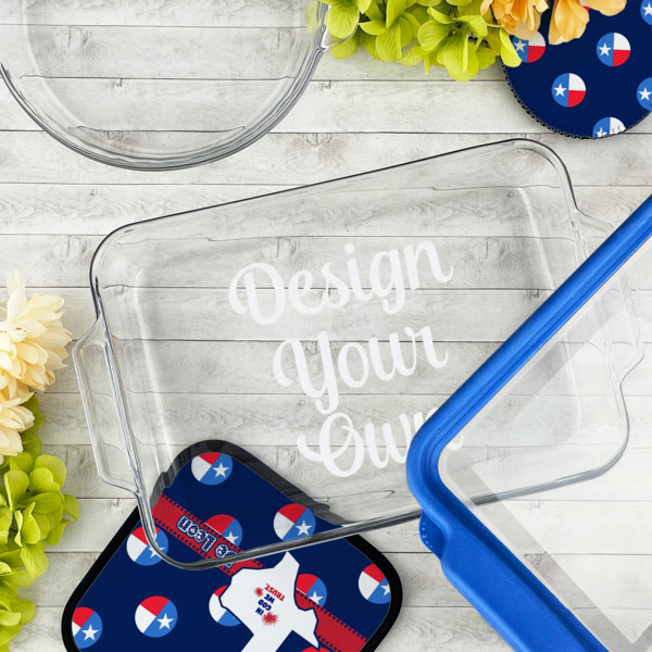 Custom Design - Glass Baking Dish - 13"x9" - Lifestyle