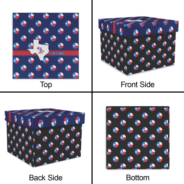 Custom Design - Gift Boxes with Lid - Canvas Wrapped - X-Large - Approval