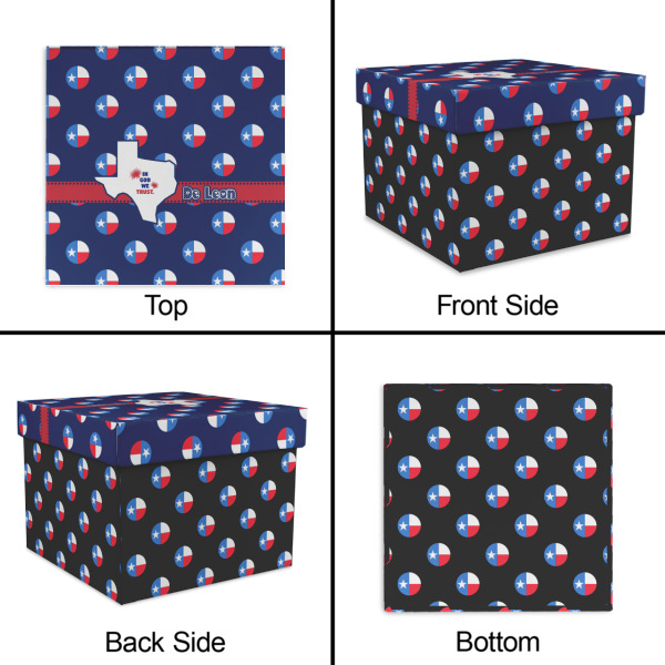 Custom Design - Gift Boxes with Lid - Canvas Wrapped - Large - Approval