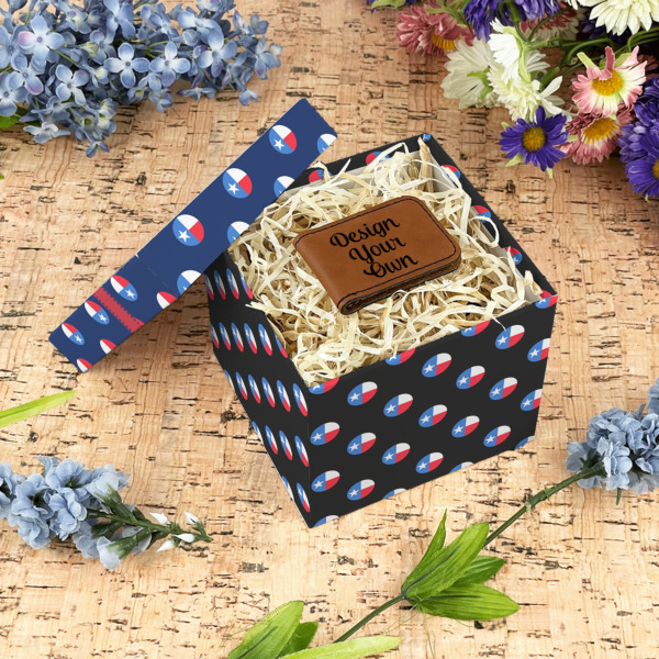 Custom Design - Gift Boxes with Lid - Canvas Wrapped - Small - In Context