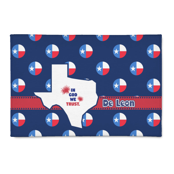 Custom Texas Polka Dots 2' x 3' Indoor Area Rug (Personalized)