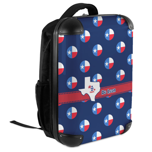 Custom Design - 18" Hard Shell Backpacks - ANGLED VIEW