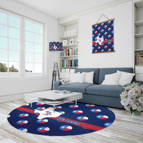 Custom Design - Round Area Rug - IN CONTEXT