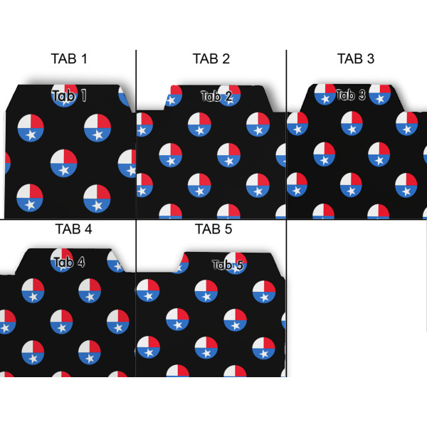 Custom Design - Page Dividers - Set of 5 - Approval