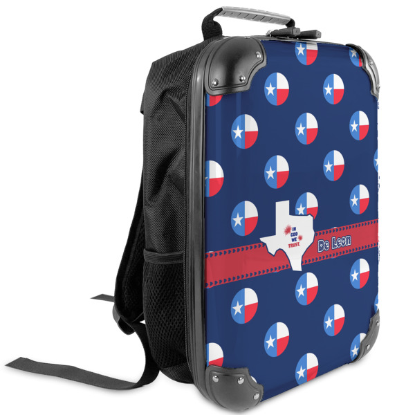 Custom Texas Polka Dots Kids Hard Shell Backpack (Personalized)