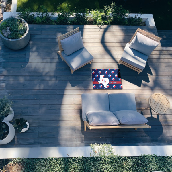 Custom Design - 2'x3' Patio Rug - In Context