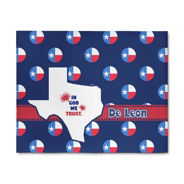 Custom Texas Polka Dots 8' x 10' Patio Rug (Personalized)