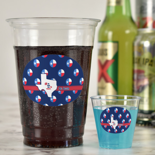 Custom Design - 16oz Party Cup & Plastic Shot Glass - In Context