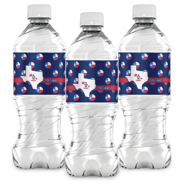 Custom Design - Water Bottle Labels - Front View
