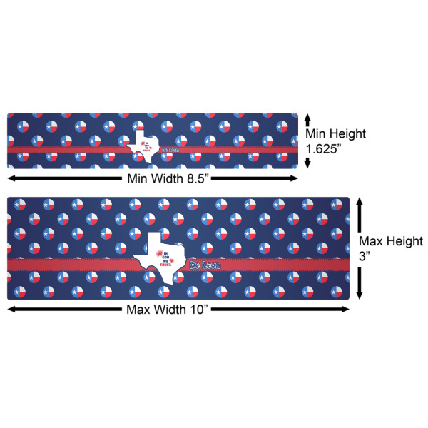 Custom Design - Water Bottle Labels w/ Dimensions