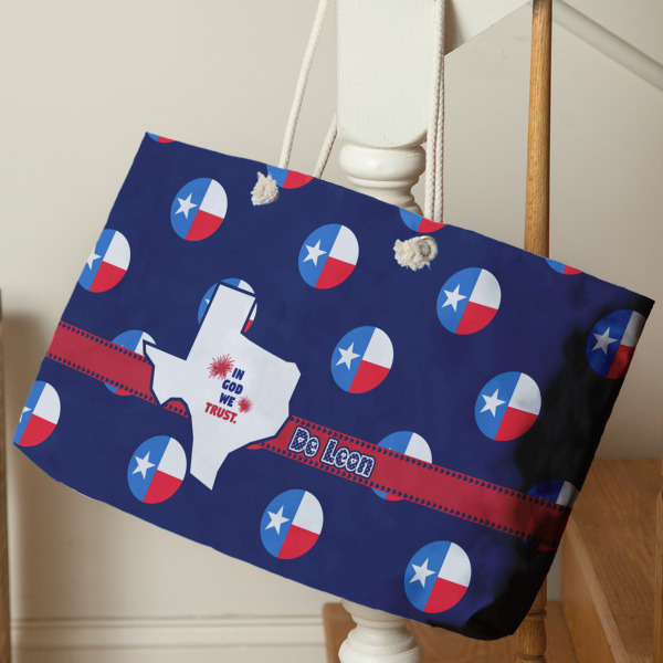 Custom Design - Large Rope Tote - Life Style