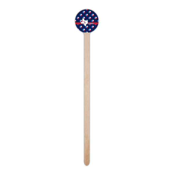 Custom Design - Wooden 6" Stir Stick - Round - Single Stick