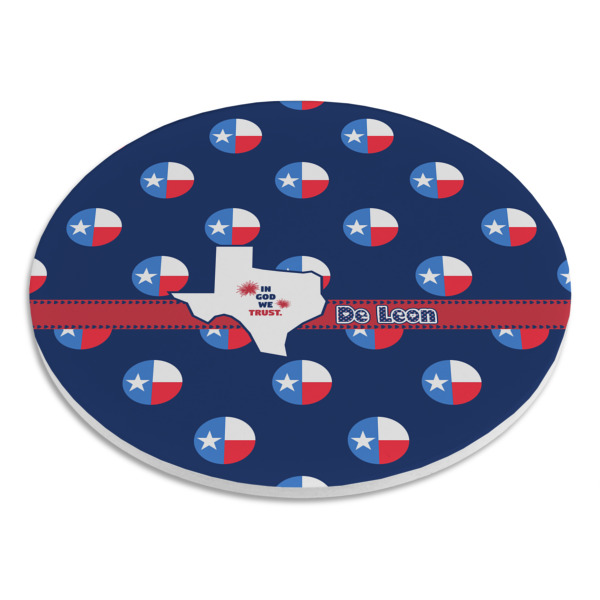 Custom Design - Round Stone Trivet - Angle View