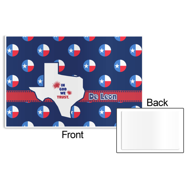 Custom Design - Disposable Paper Placemat - Front & Back