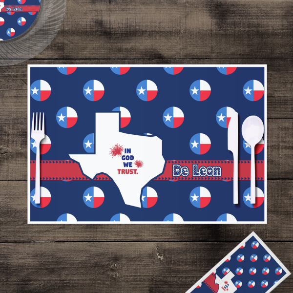 Custom Design - Disposable Paper Placemat - In Context