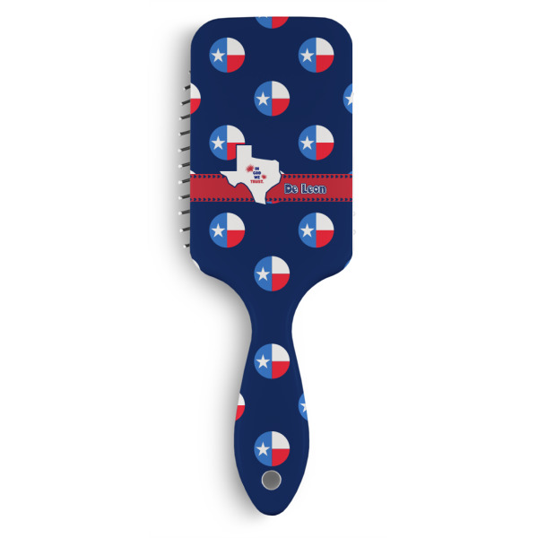 Custom Texas Polka Dots Hair Brushes (Personalized)