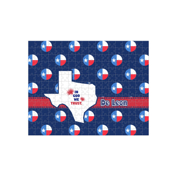 Custom Texas Polka Dots 252 pc Jigsaw Puzzle (Personalized)