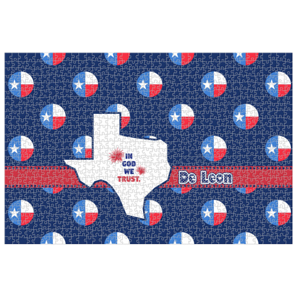 Custom Texas Polka Dots Jigsaw Puzzle - 1000-piece (Personalized)