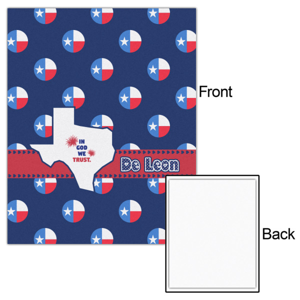 Custom Design - 16x20 - Matte Poster - Front & Back