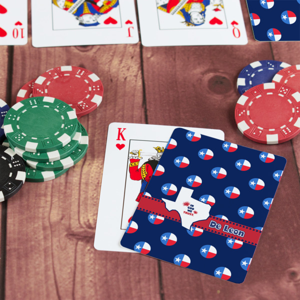 Custom Design - On Table with Poker Chips