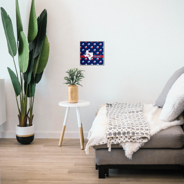 Custom Design - 12x12 Wood Print - In Context