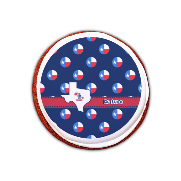 Custom Design - Printed Icing Circle - XSmall - On Cookie