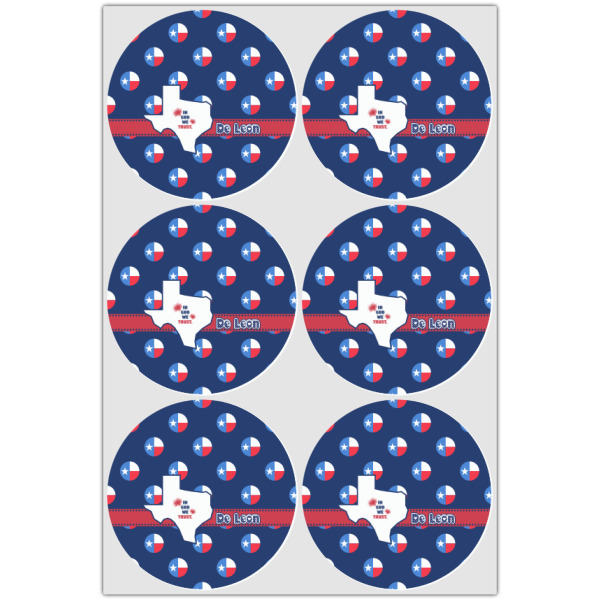 Custom Design - Drink Topper - Large - Set of 6