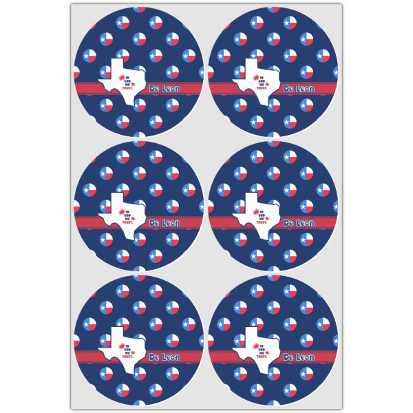 Custom Design - Drink Topper - XLarge - Set of 6