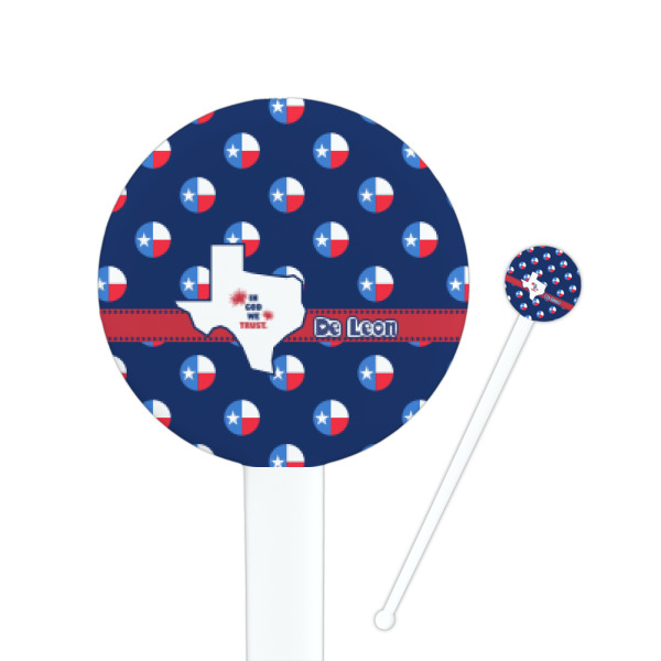 Custom Design Your Own Round Plastic Stir Sticks