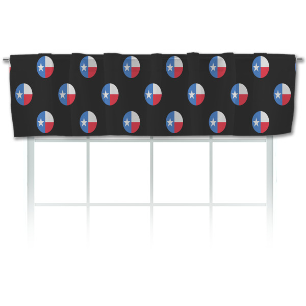 Custom Texas Polka Dots Valance