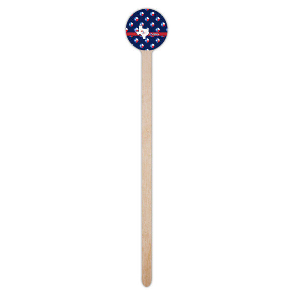 Custom Design - Wooden 7.5" Stir Stick - Round - Single Stick
