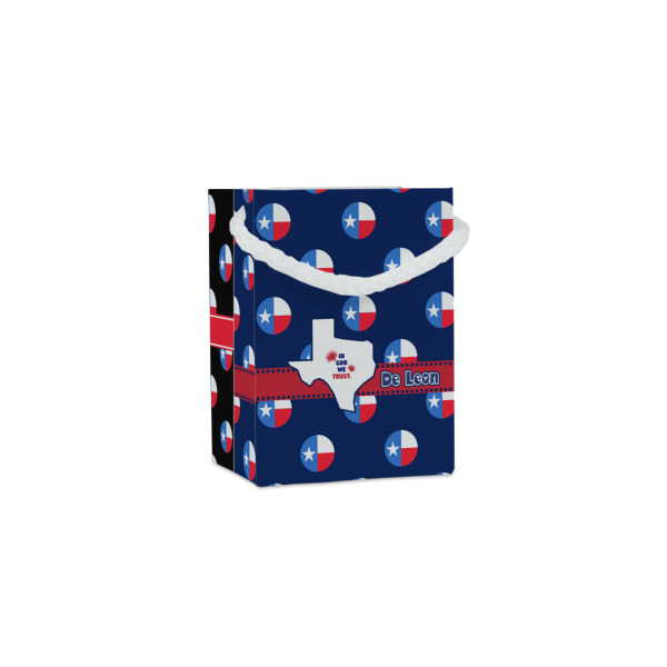 Custom Texas Polka Dots Jewelry Gift Bags (Personalized)