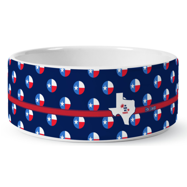 Custom Design - Ceramic Dog Bowl - Medium - Front