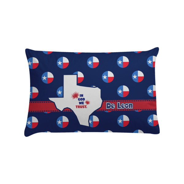 Custom Texas Polka Dots Pillow Case - Standard (Personalized)
