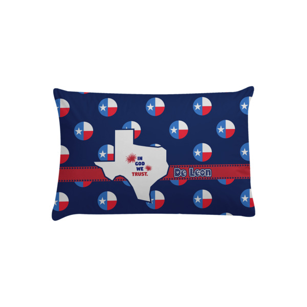 Custom Texas Polka Dots Pillow Case - Toddler (Personalized)