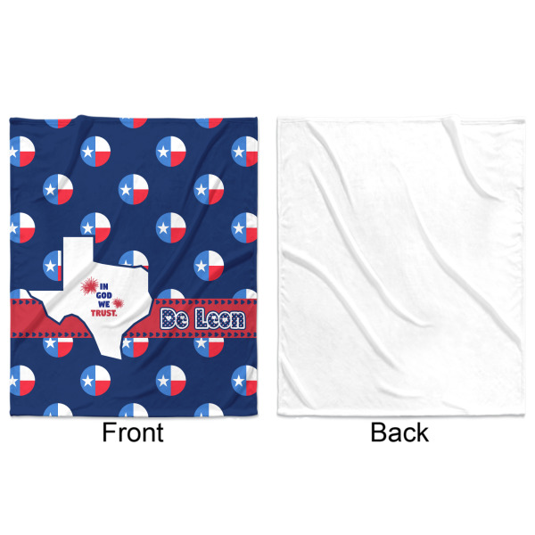 Custom Design - Minky Blanket - 50"x60" - Single Sided - Front & Back