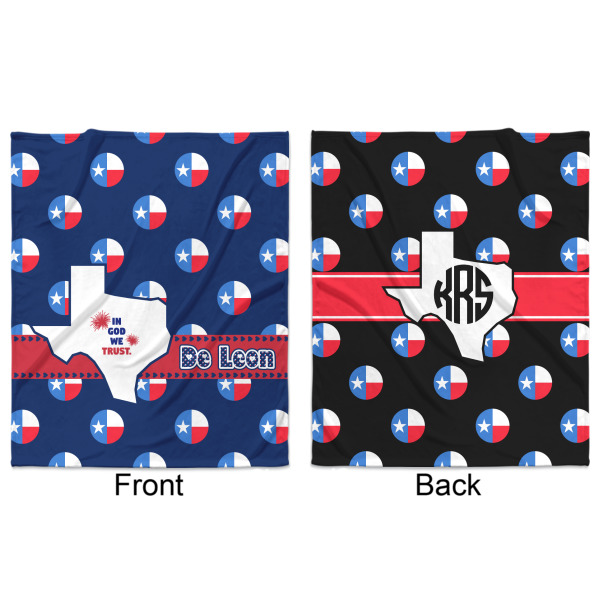 Custom Design - Minky Blanket - 50"x60" - Double Sided - Front & Back