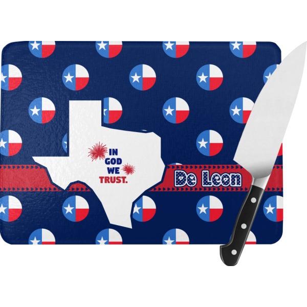 Custom Design Your Own Rectangular Glass Cutting Board