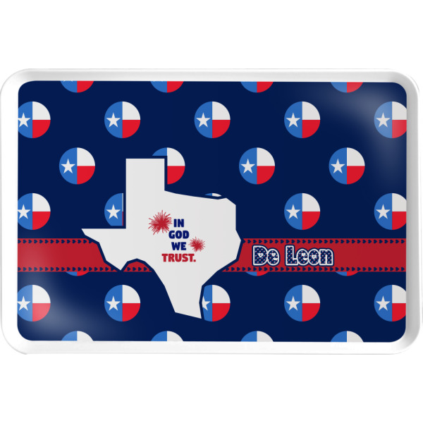 Custom Texas Polka Dots Serving Tray (Personalized)
