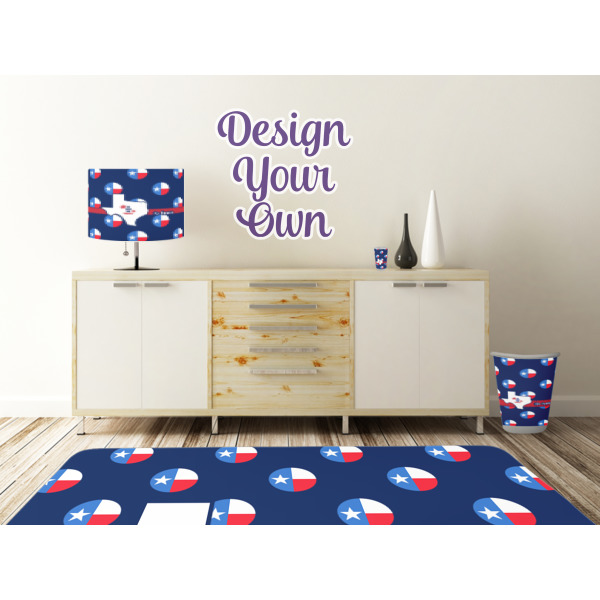 Custom Design - Wall Graphic Decal Wooden Desk