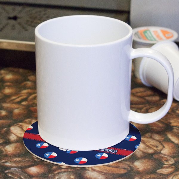 Custom Design - Round Paper Coaster - With Mug