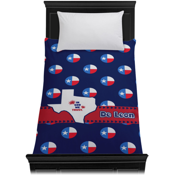 Custom Design - Duvet Cover - Twin - On Bed - No Prop