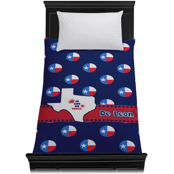 Custom Design - Duvet Cover - Twin XL - On Bed - No Prop